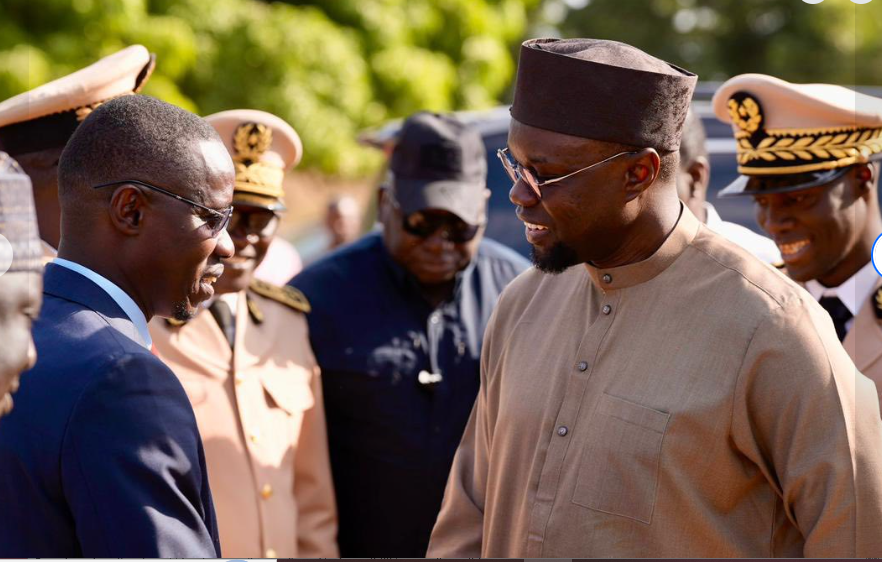 Photos / Commune de Passy : Le Premier ministre Ousmane SONKO a procédé à la pose de la première pierre du lycée moderne