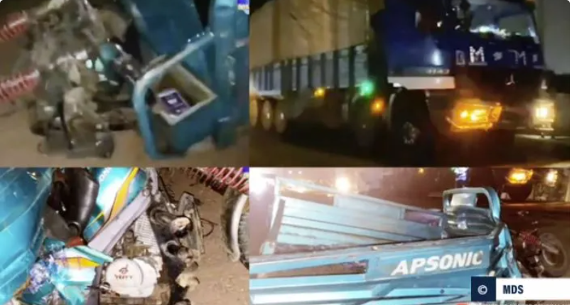 Drame sur la RN7 : deux morts dans une collision entre un tricycle et un camion