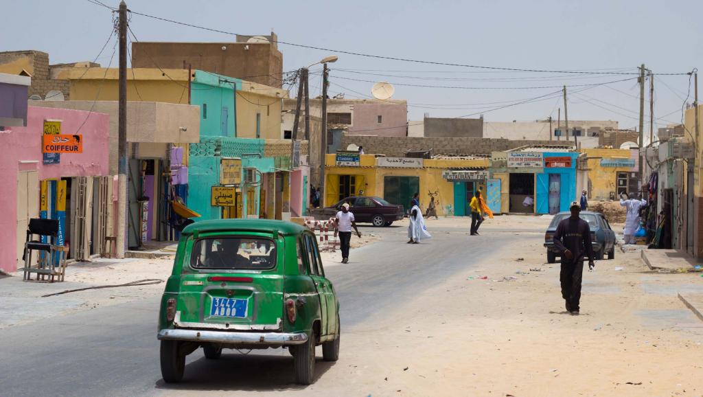 Vue d'une rue de Nouadhibou, ville où le blogueur a été arrêté