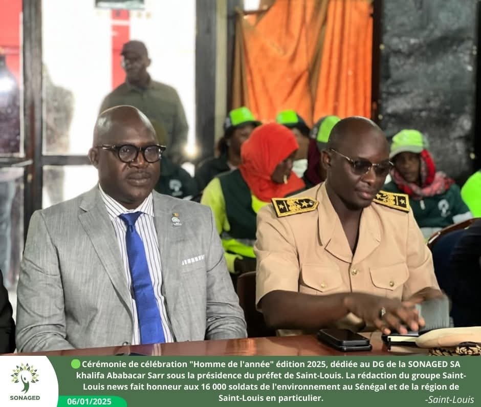 Saint-Louis : Khalifa Ababacar Sarr, DG de la Sonaged SA, honoré