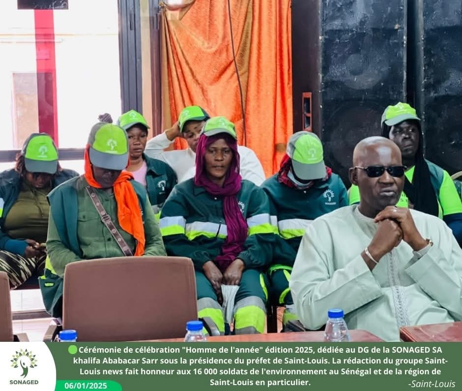 Saint-Louis : Khalifa Ababacar Sarr, DG de la Sonaged SA, honoré