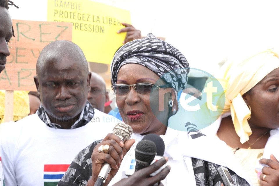 Manifestation à Dakar contre le régime de  Yaya Jammeh (images)