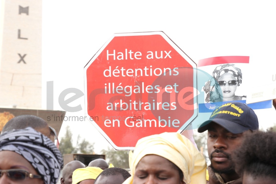 Manifestation à Dakar contre le régime de  Yaya Jammeh (images)