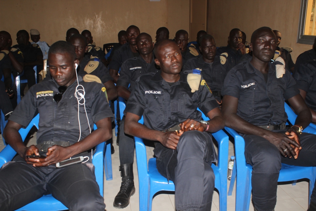 Images-Conférence de presse sur la Cybercriminalité à l'école nationale de police