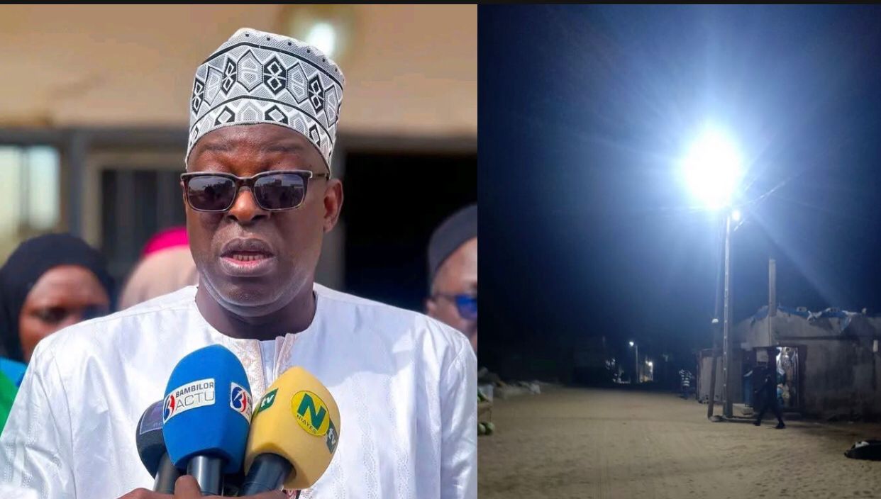 Ndiagne Diop, maire de la commune de Bambilor, a intensifié les efforts pour la rénovation de l'éclairage public