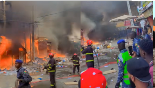 Suite à l’explosion d’un poteau électrique : Le marché central de Keur Massar a pris feu