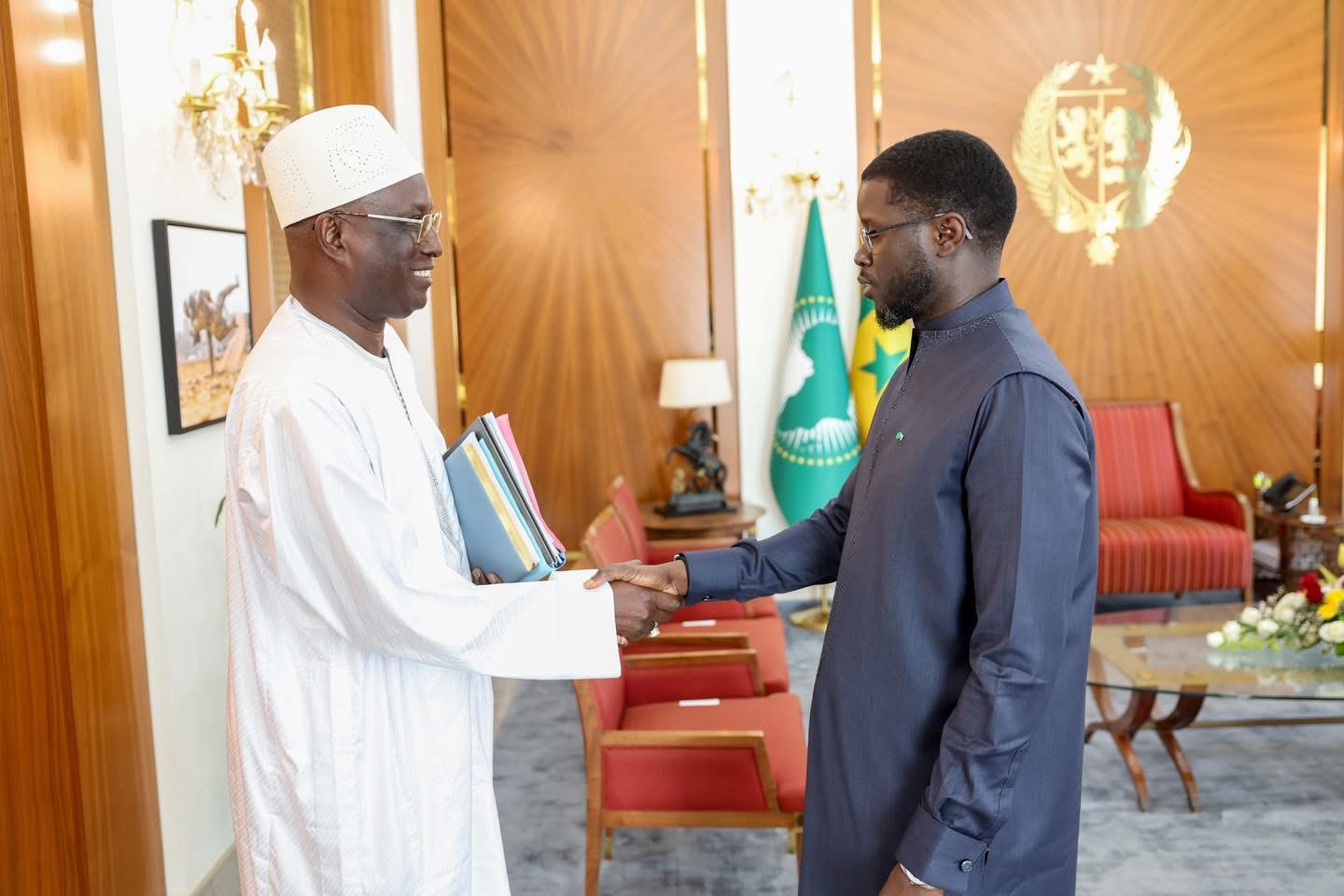 Le Président reçoit MAVAMAR Industries avant l’inauguration de la raffinerie de Sendou