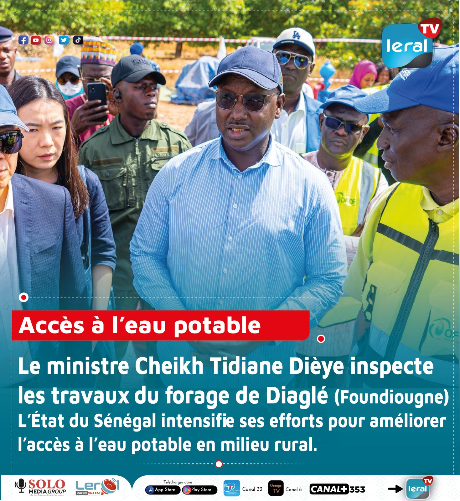 Accès à l’eau potable : l’État accélère en milieu rural