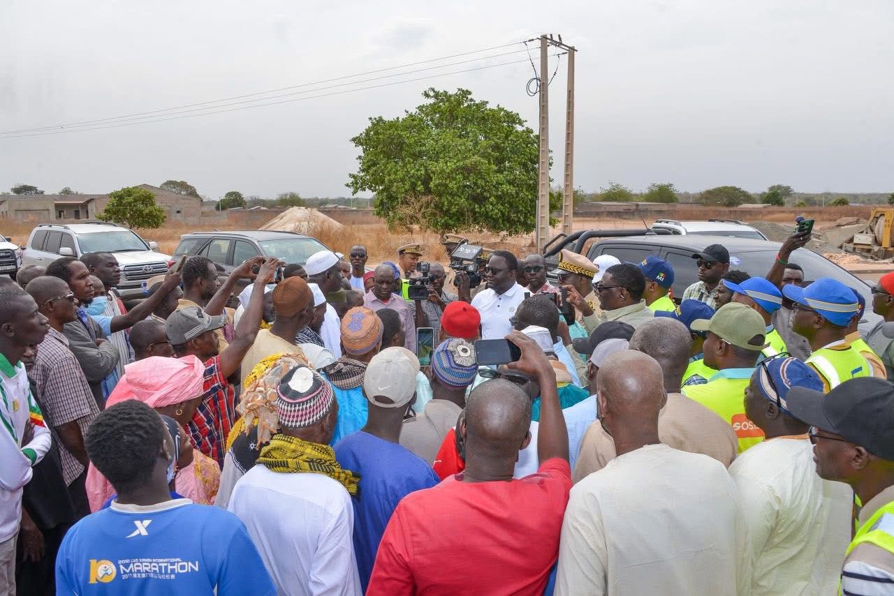 Photos / Boucle du Fouladou : Déthié FALL supervise la reprise des travaux