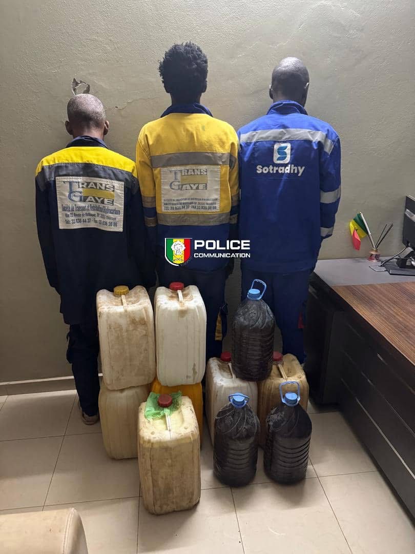 Vol organisé de carburant : La police surprend les suspects en pleine opération