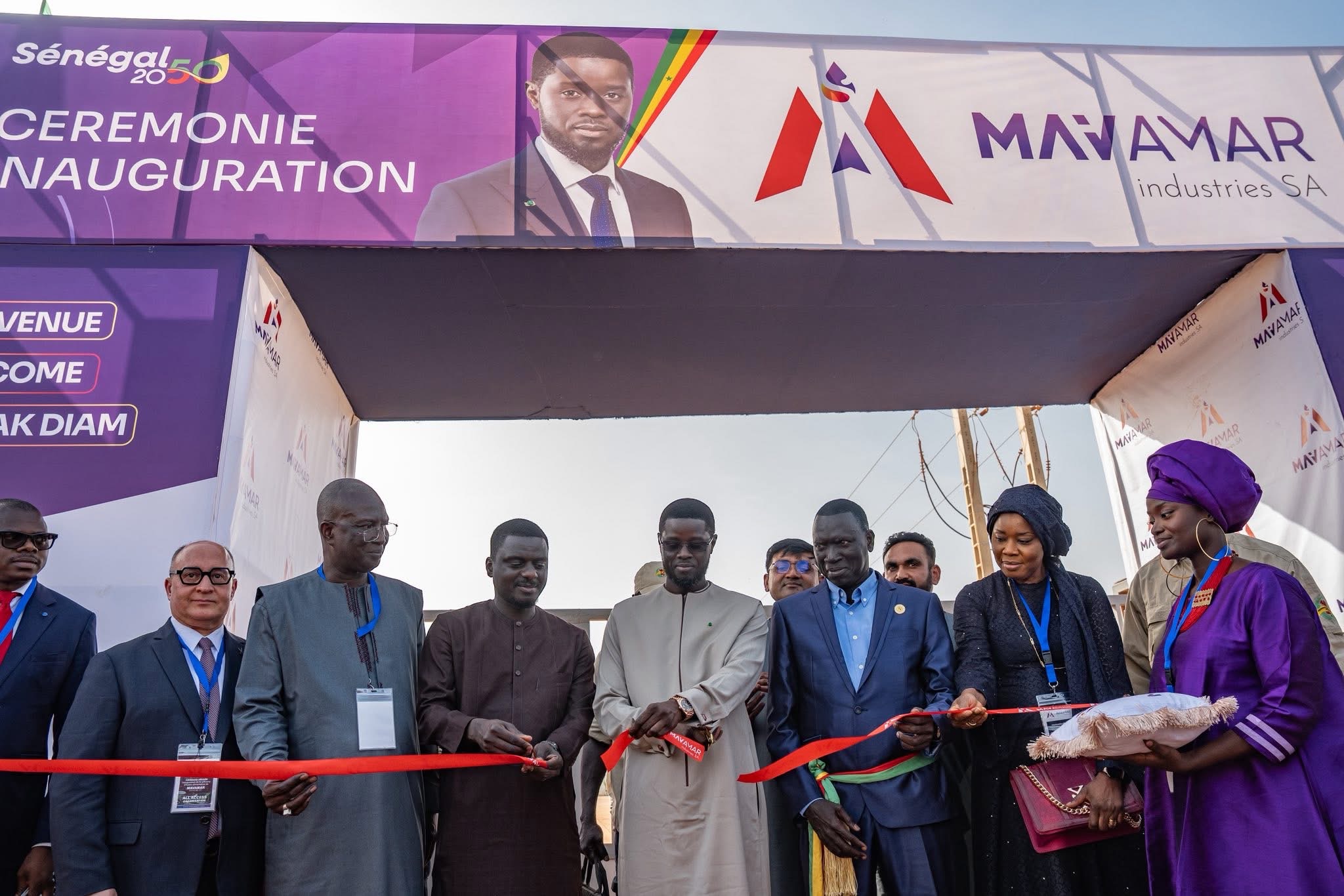 Industrialisation : le Président inaugure la raffinerie MAVAMAR et lance la zone industrielle de Bargny-Sendou