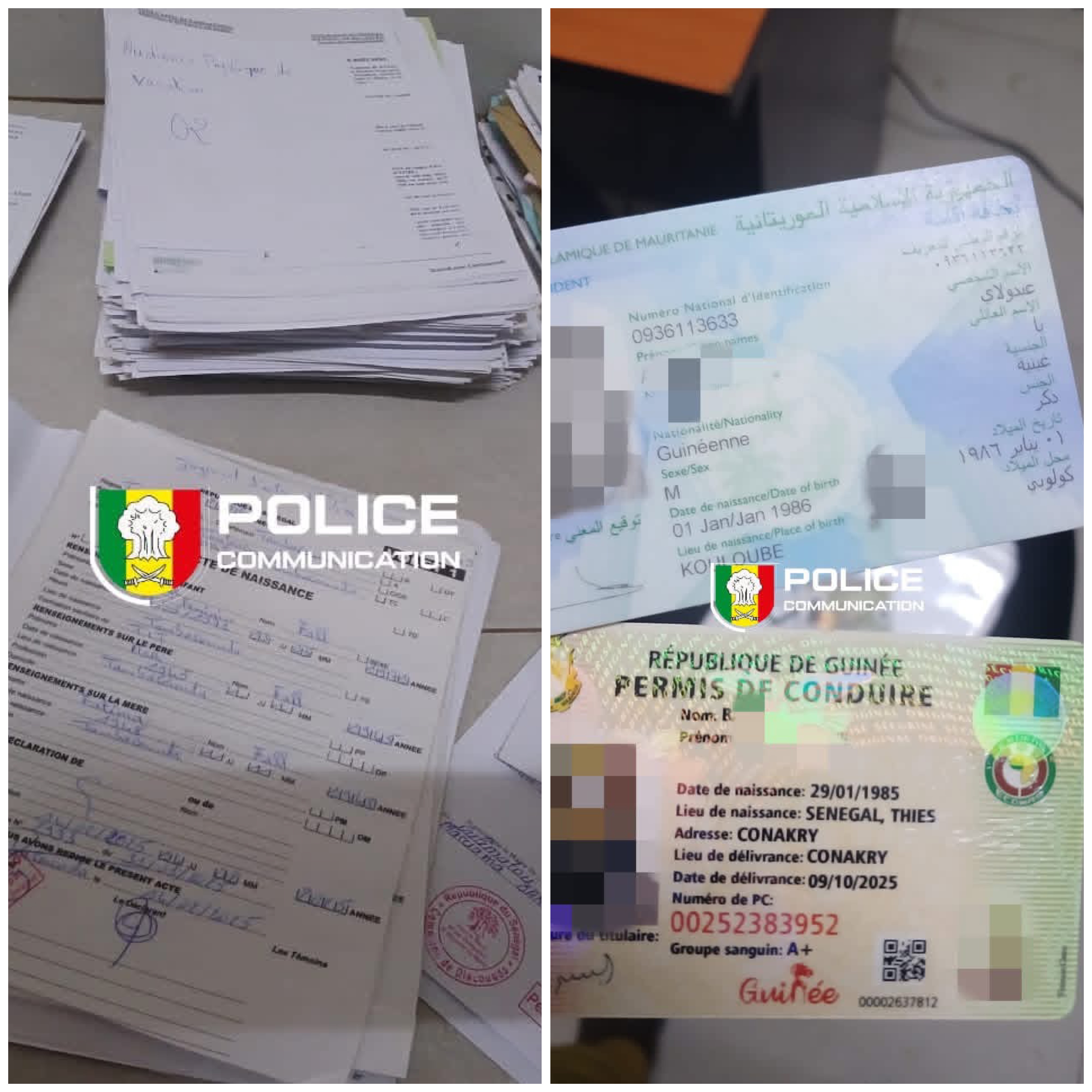 Démantèlement d’un réseau de fraude à l’état-civil : La DNLT défère deux individus à Saint-Louis