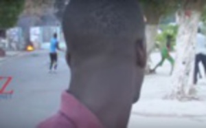 Scène inédite à l’Ucad : Regardez ce que cet étudiant a fait en pleine interview devant les policiers...