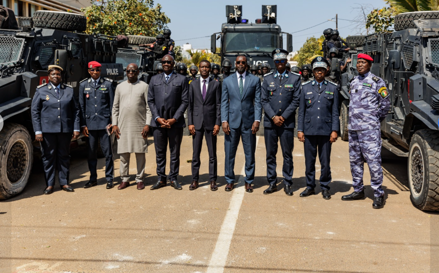 Photos : l’Ecole nationale de Police a reçu la visite du Premier Ministre Ousmane SONKO, ce mardi