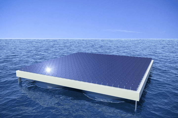 Les centrales solaires prennent à la mer avec de nouvelles plates-formes flottantes