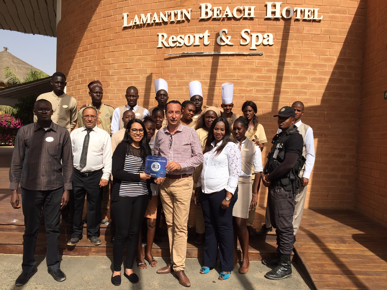 Le Lamantin Beach Resort and Spa de Saly obtient pour la deuxième année consécutive le Prix "Guest Review Award" par Booking.com.