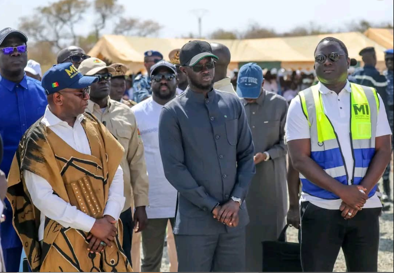Salémata : Bassirou Diomaye Faye, a procédé à Salémata à la pose de la première pierre du Lycée Armée-Nation pour la Qualité et l’Équité (LYNAQE)