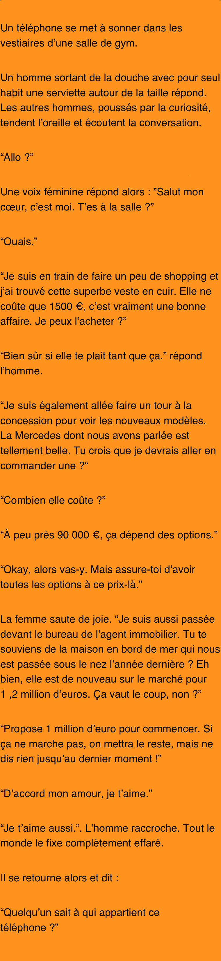 Perplexes, ils regardent tous cet homme dans les vestiaires. Mais ce qu’il finit par dire laisse tout le monde sans voix.