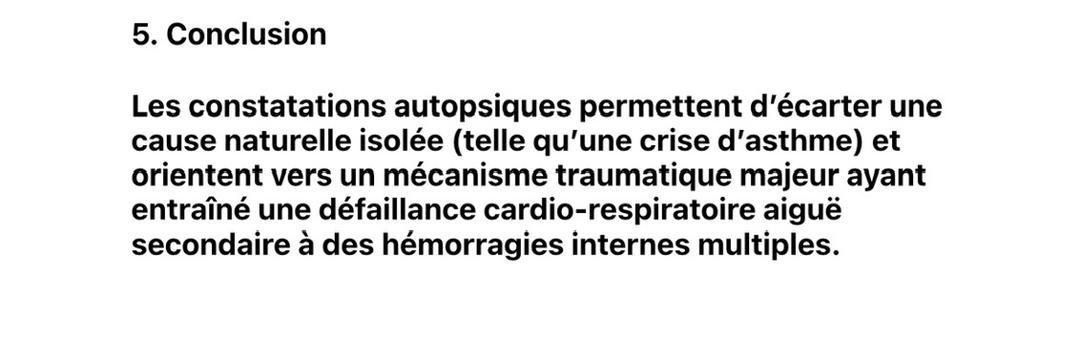L’autopsie du corps de l’étudiant Abdoulaye Ba conclut à un décès provoqué par de graves traumatismes multiples, associés à d’importantes hémorragies internes