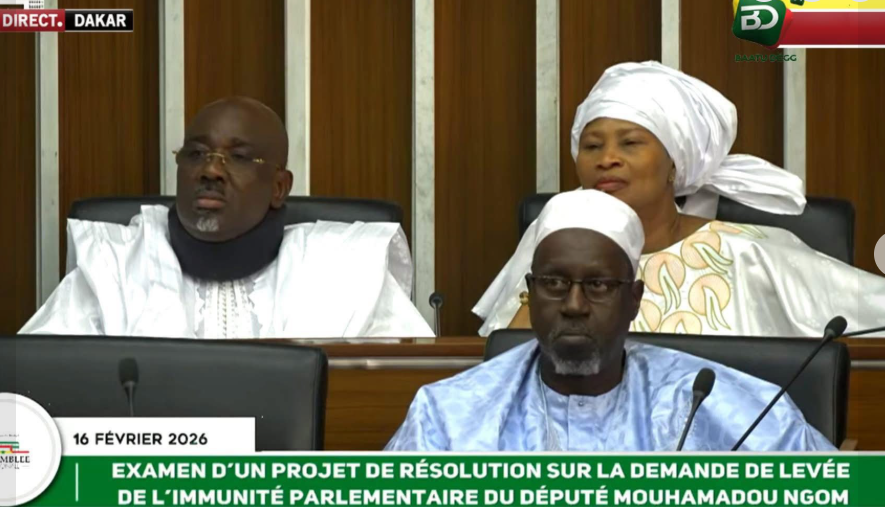 Assemblée nationale :  L’immunité parlementaire de Mouhamadou Ngom dit Farba, levée
