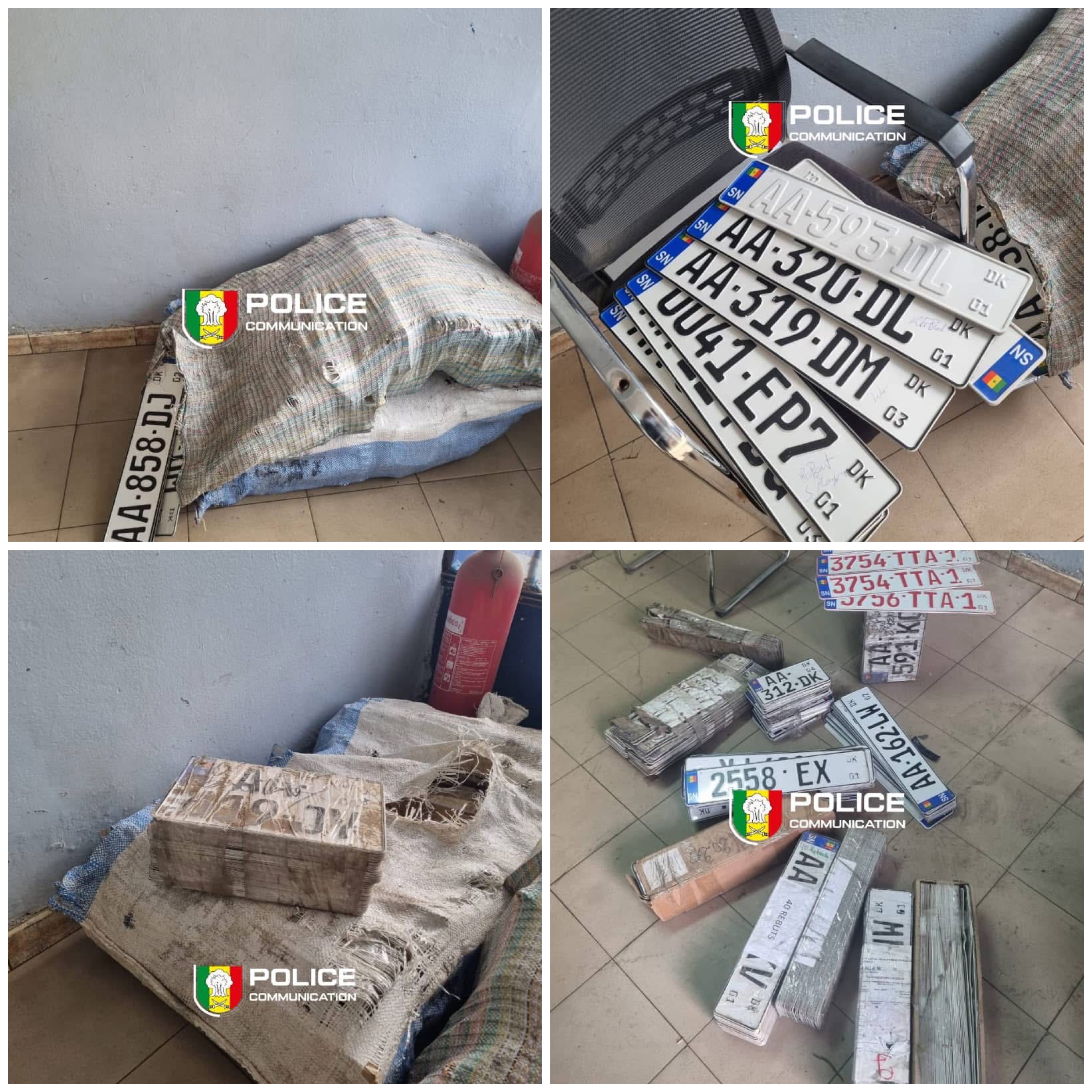 Un individu interpellé pour recel de matériel administratif et détention de plaques minéralogiques falsifiées