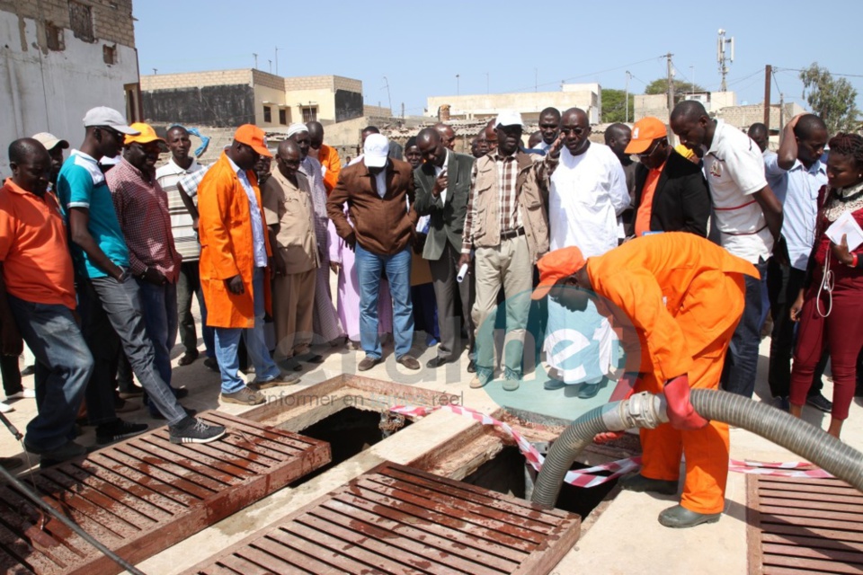 Les images de lancement des Opérations Pré-Hivernales à Dakar avec le Directeur général de l'Onas, Alioune Badar Diop