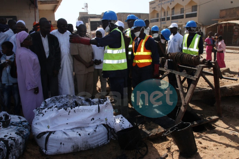 Les images de lancement des Opérations Pré-Hivernales à Dakar avec le Directeur général de l'Onas, Alioune Badar Diop