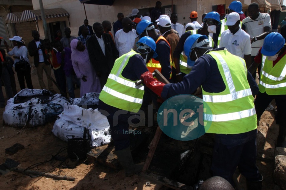 Les images de lancement des Opérations Pré-Hivernales à Dakar avec le Directeur général de l'Onas, Alioune Badar Diop