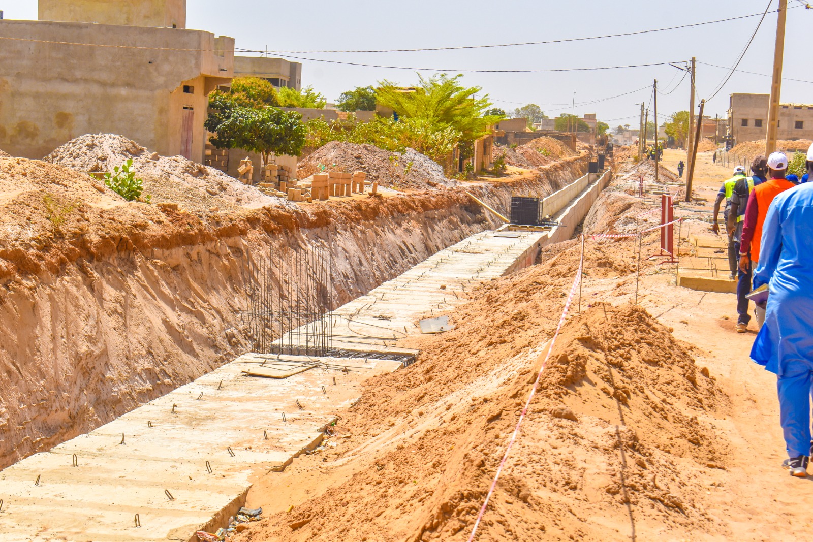 Projet d’assainissement des eaux pluviales : Les contours de grandes canalisations, se dessinent au sud et au nord de Tivaouane