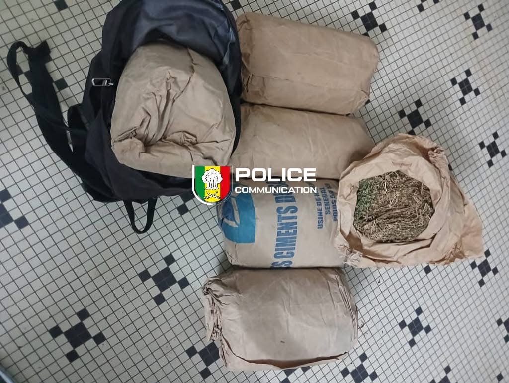 Saisie de 6 kg de chanvre indien sur l'axe Sindian-Bignona