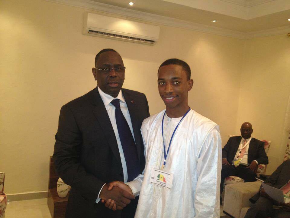 Le Président Macky Sall en compagnie de son neveu Mohamed Thimbo 