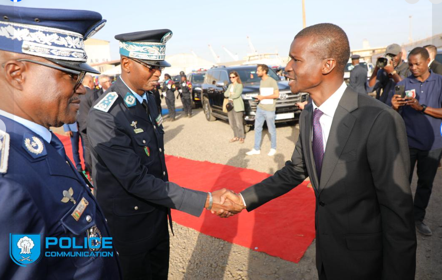 Photos : Mouhamadou Bamba Cissé, Ministre de l’Intérieur et de la Sécurité publique à l’inauguration du Centre de maintenance maritime