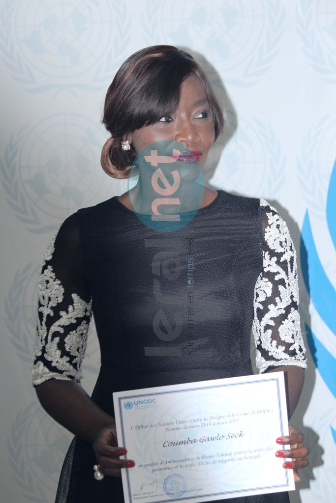 En images la cérémonie de nomination de Coumba Gaolo Seck comme ambassadrice de bonne volonté de l'Onudc 