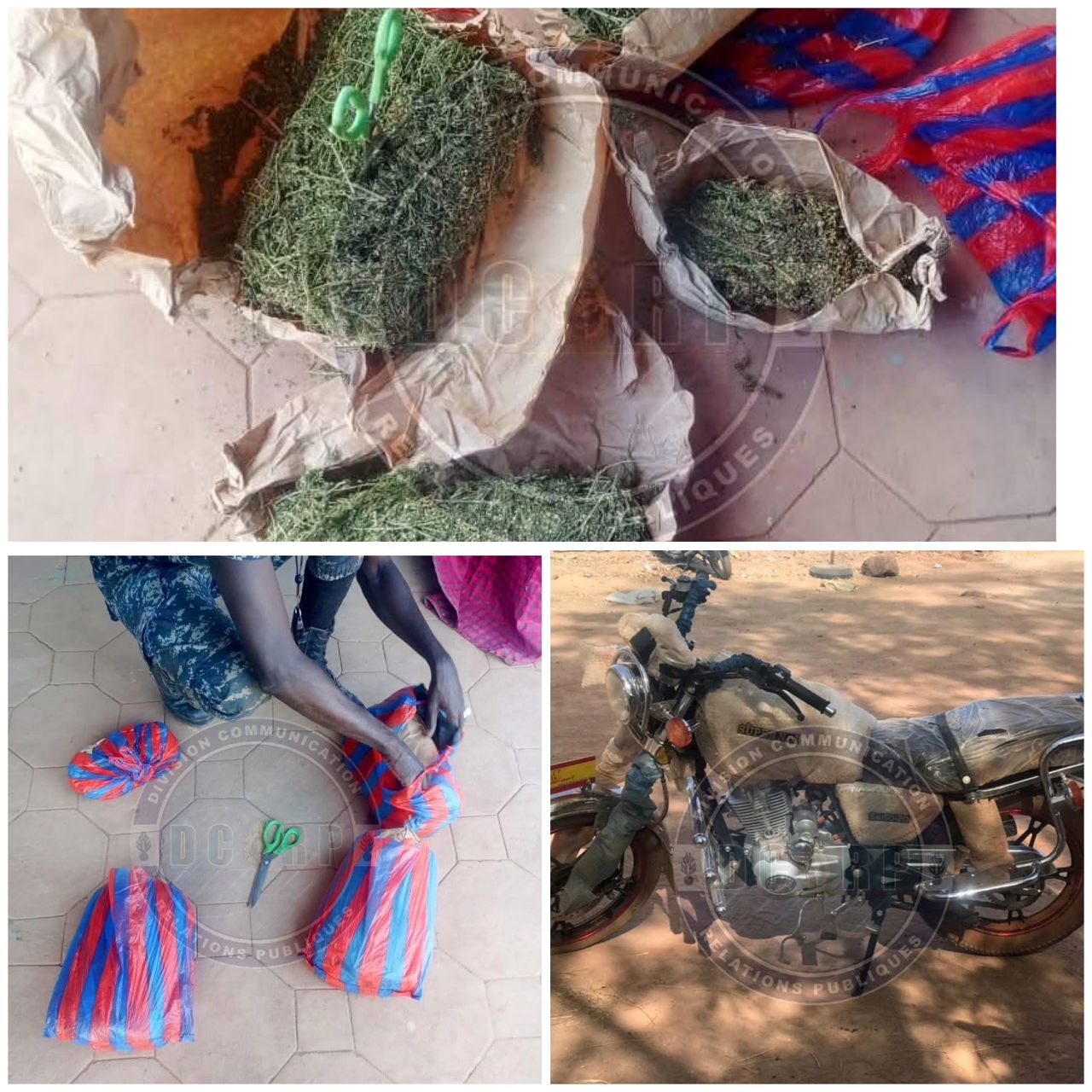Quatre kilogrammes de chanvre indien et une moto saisis à Médina Yoro Foulah