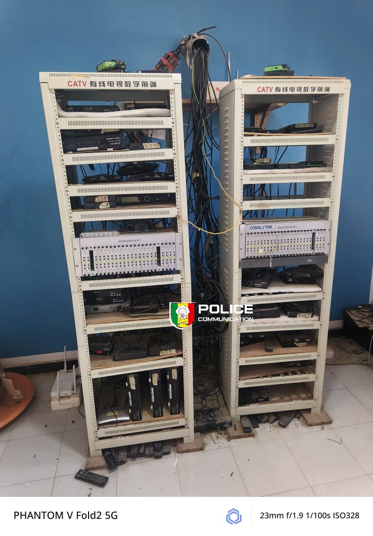 Piraterie audiovisuelle : un réseau de câblodistribution clandestine démantelé à Guédiawaye