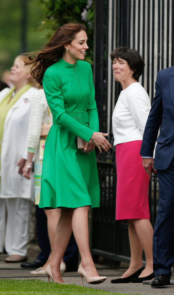 Photos - Kate de Cambridge : une fleur parmi les fleurs pour applaudir Charlotte !