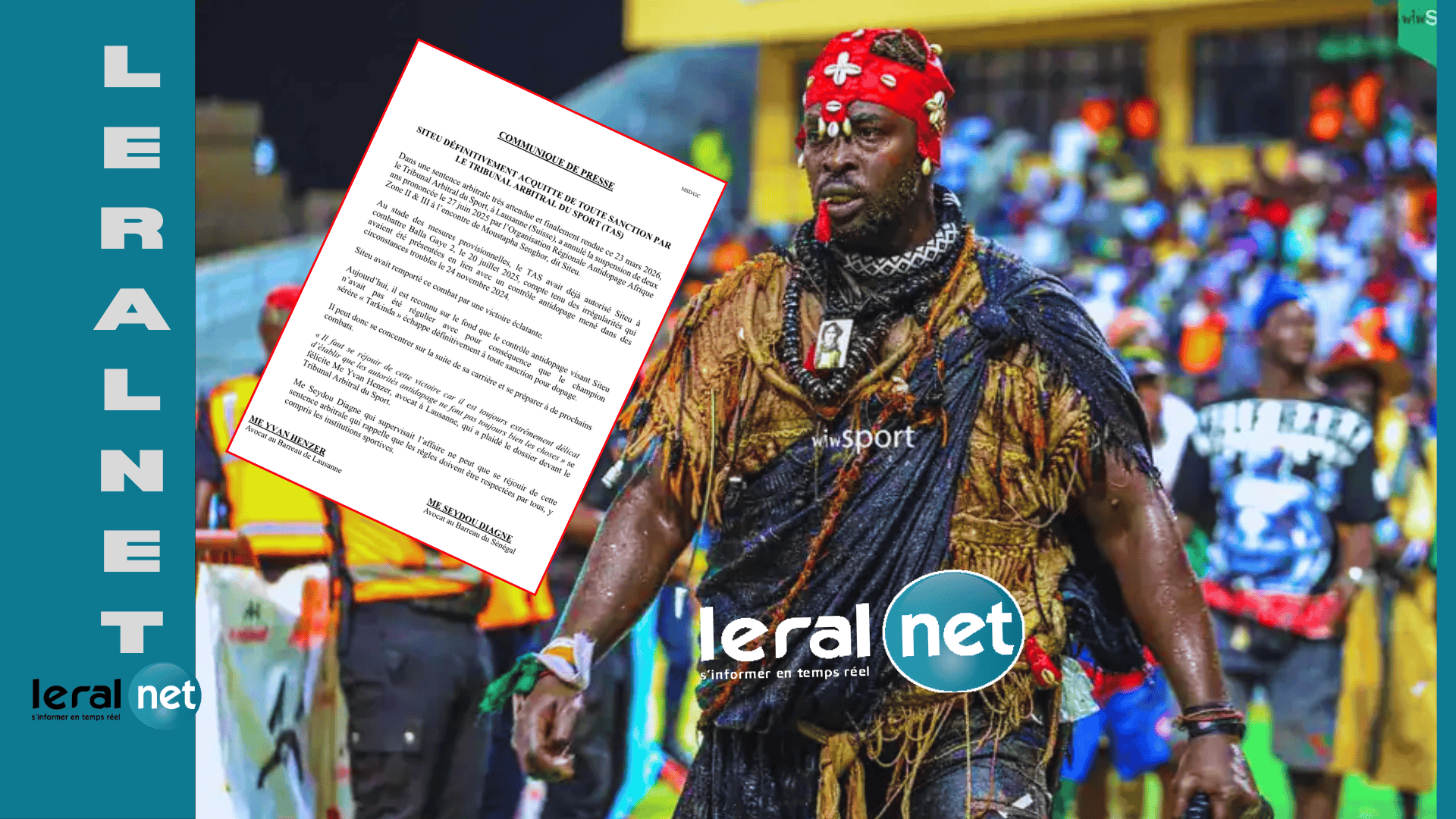 Dopage : le TAS blanchit définitivement Siteu et annule la sanction de l’ORAD