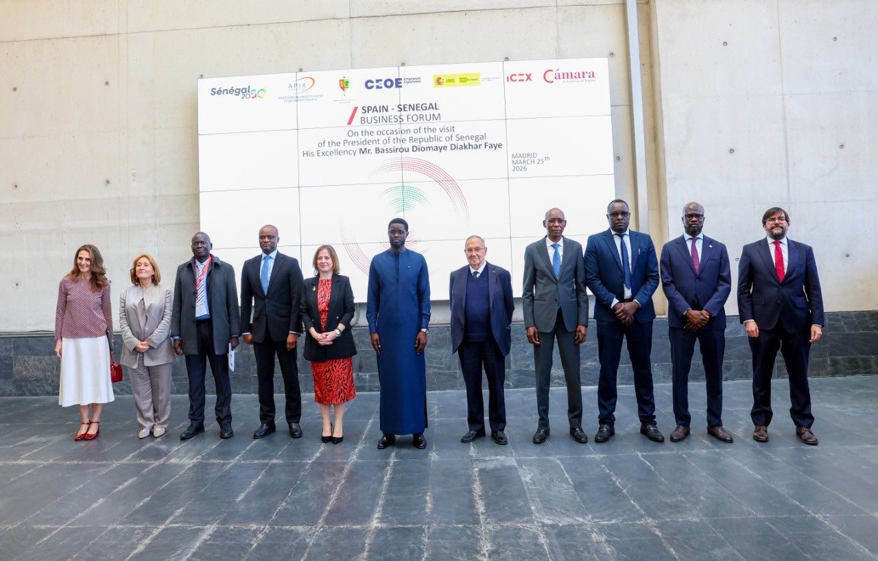 Forum économique Sénégal–Espagne : Diomaye Faye met en avant une performance commerciale record et un Sénégal attractif