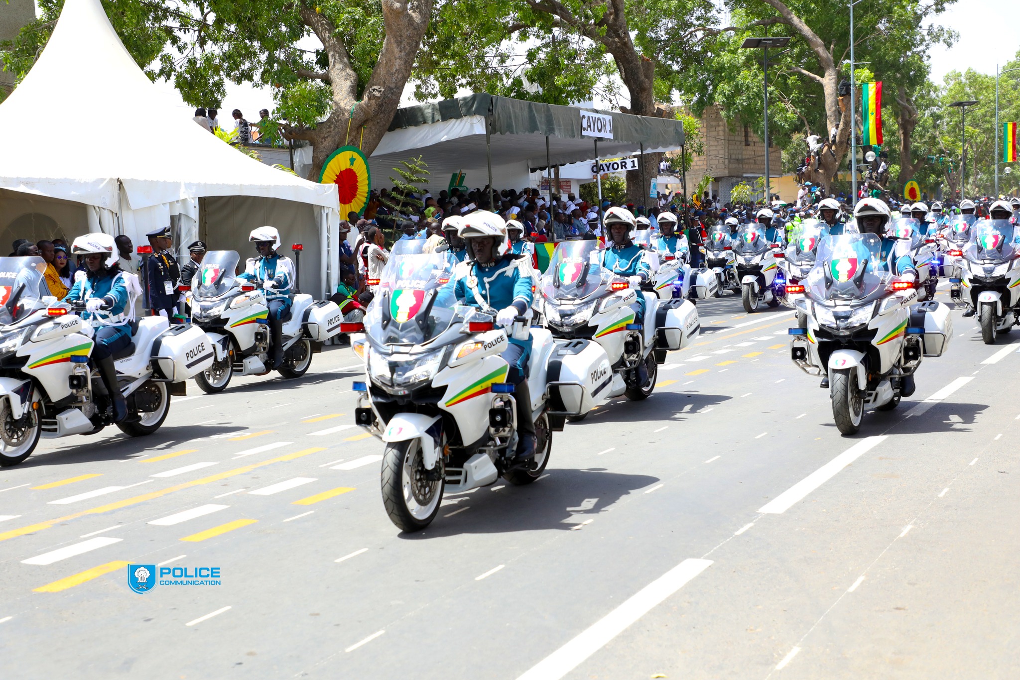 Thiès célèbre l’Indépendance et l’Olympisme : la Police nationale en démonstration
