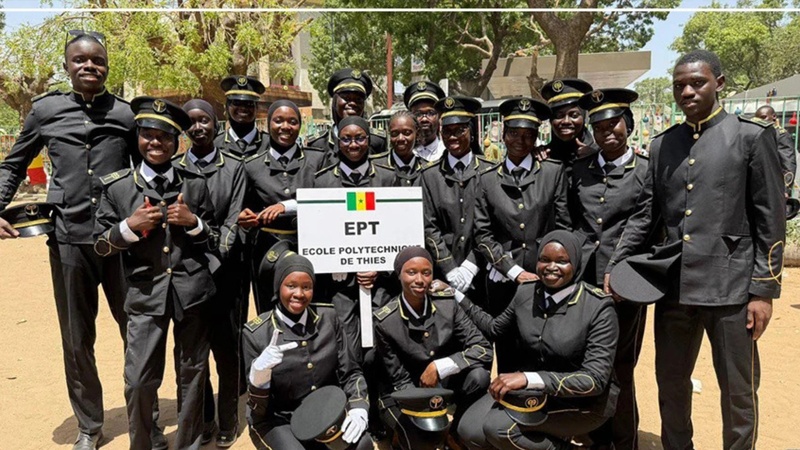 Fête de l'indépendance à Thiès : École polytechnique de Thiès remporte le prix du meilleur défilé civil