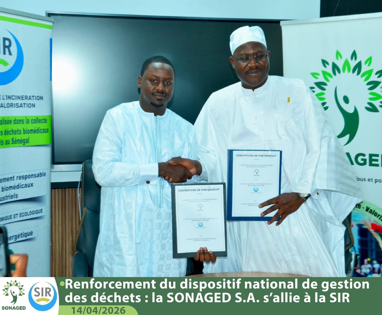 Environnement : la SONAGED s’allie à la SIR pour moderniser la gestion des déchets