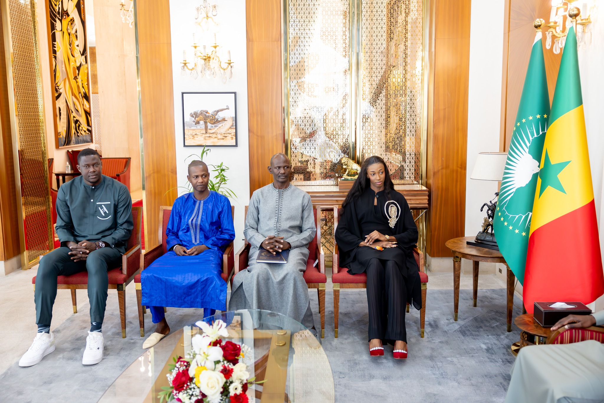 Diomaye Faye félicite Saly Sarr pour sa médaille mondiale