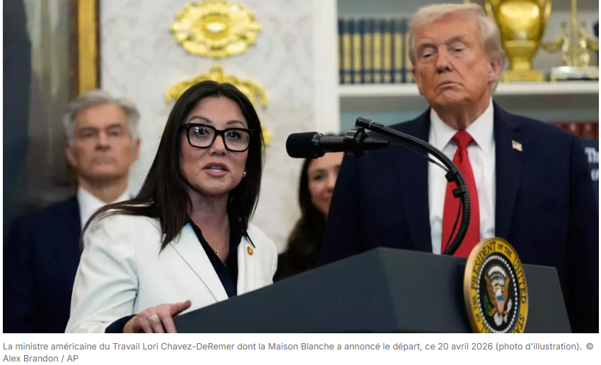 États-Unis: la Maison Blanche annonce le départ de la ministre du Travail