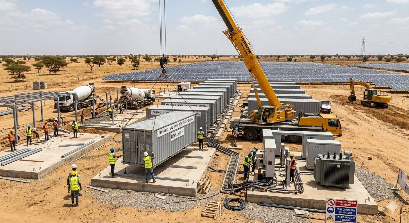 Énergie : à Diass, le Sénégal lance sa première centrale de stockage par batteries
