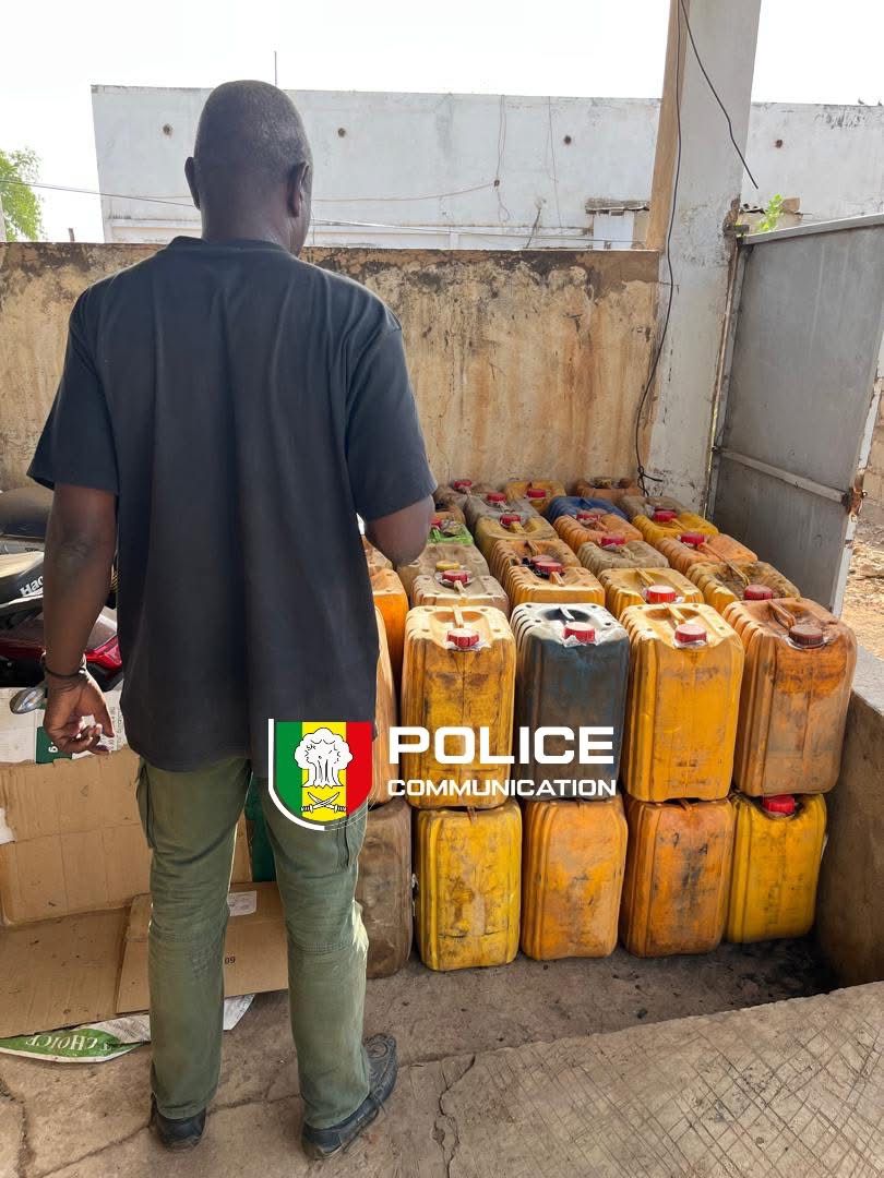 Trafic de carburant démantelé à Kidira : 1 320 litres saisis