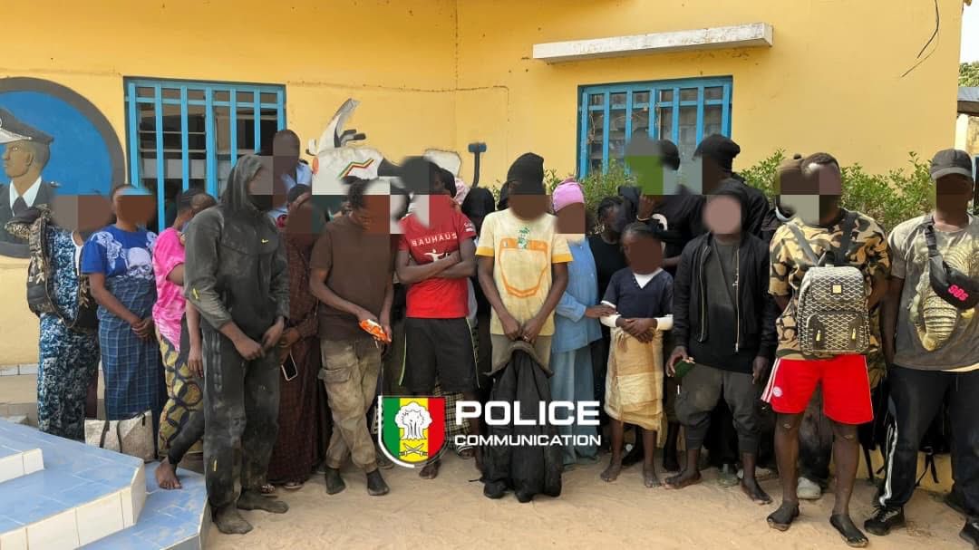 Mbour : 34 migrants interceptés par la police après une tentative de traversée