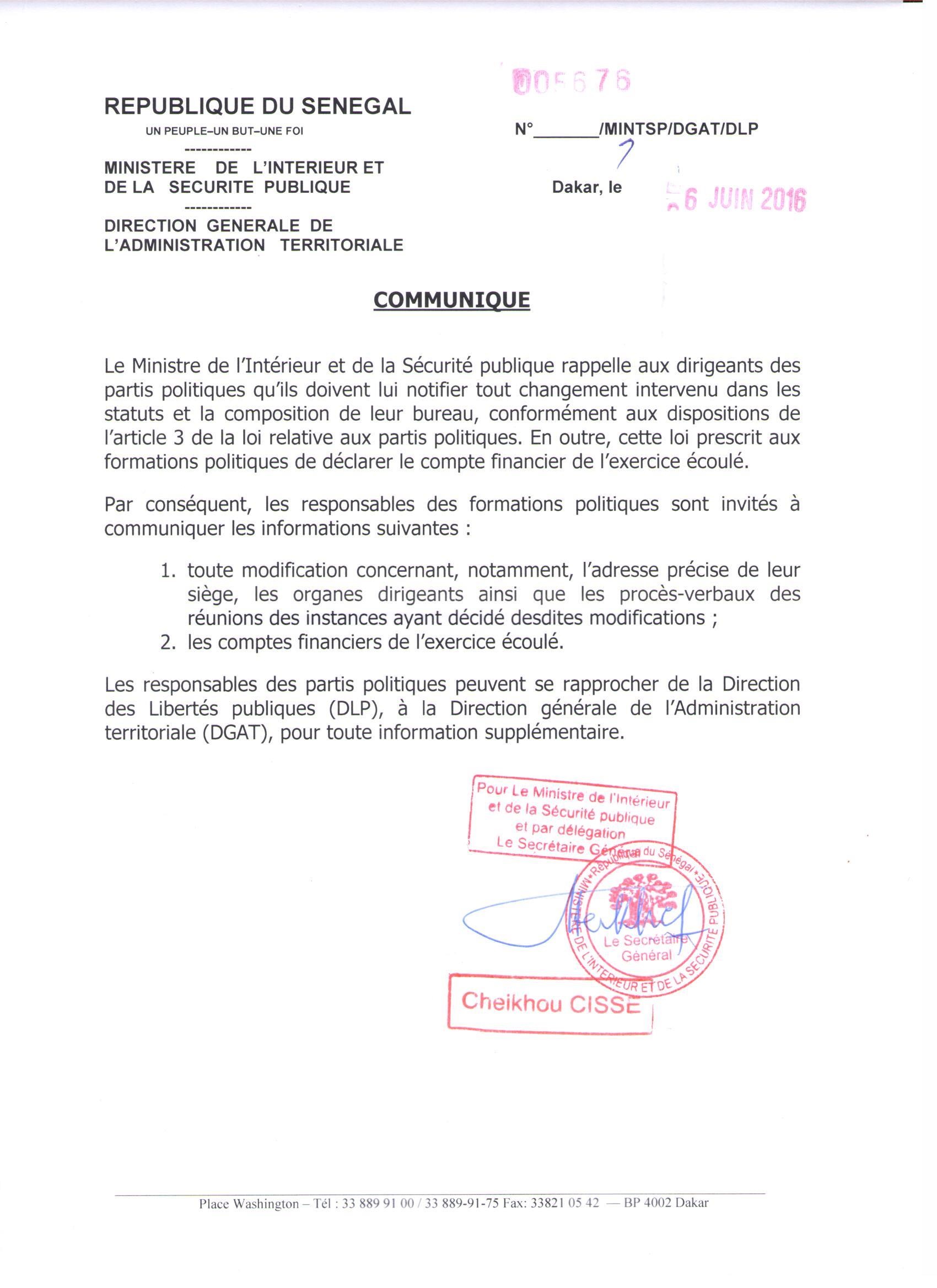 Partis politiques et syndicats : Abdoulaye Daouda Diallo entame le grand ménage!