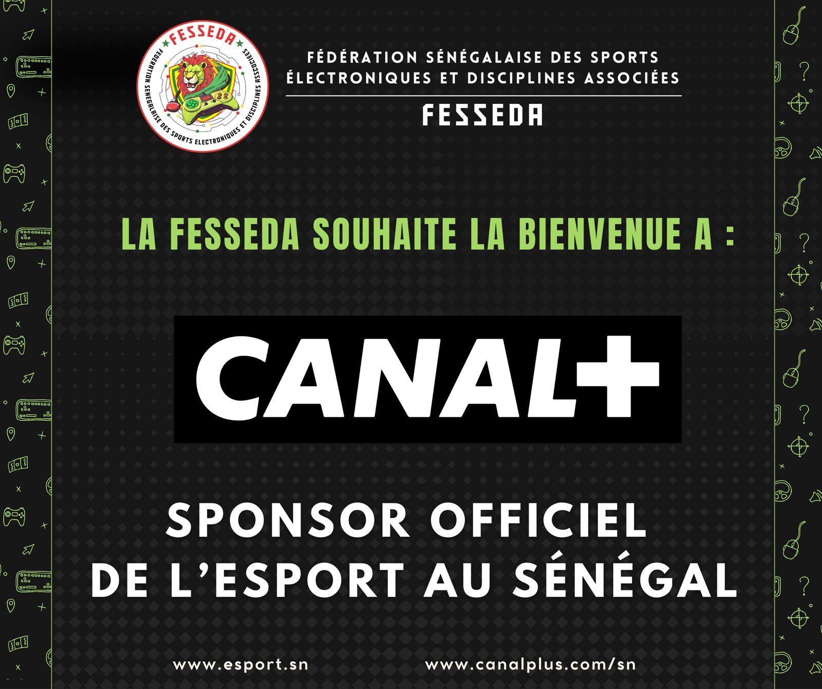 Esport : CANAL+ Sénégal et la FESSEDA scellent un partenariat historique