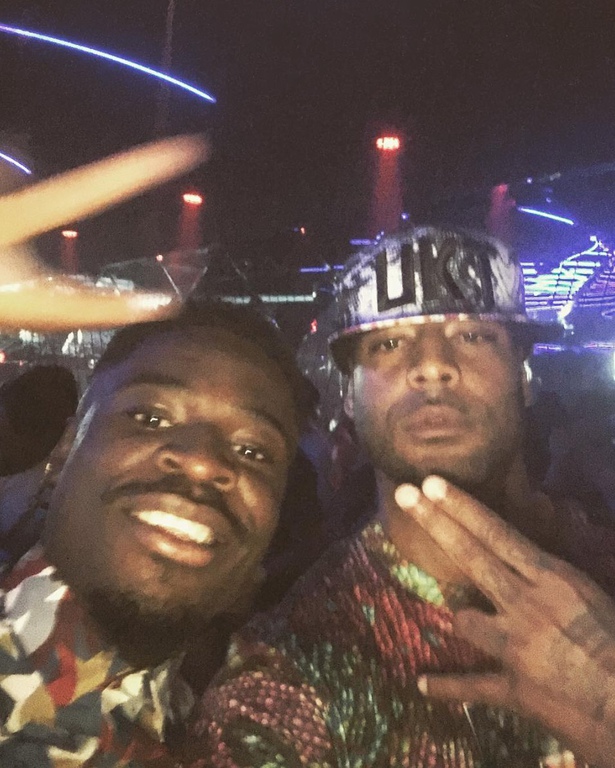 Booba pose avec Serge Aurier et provoque : "Vous êtes tous des fiottes"