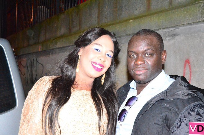 Habib Faye et sa femme au lendemain de la soirée de Waly Seck à Bercy